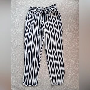 TRF-Zara Striped Straight Leg Pant Size XS